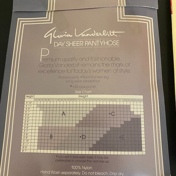 Lot of 7 hosiery NEW in package. Plus size E all name brands ! - Picture 2 of 6